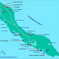 Map of curacao: see the Lighthouses!