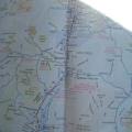 Map Showing Part of Our Route