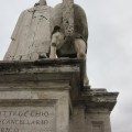 Giant statue at Stairs at  Piazza Venezia