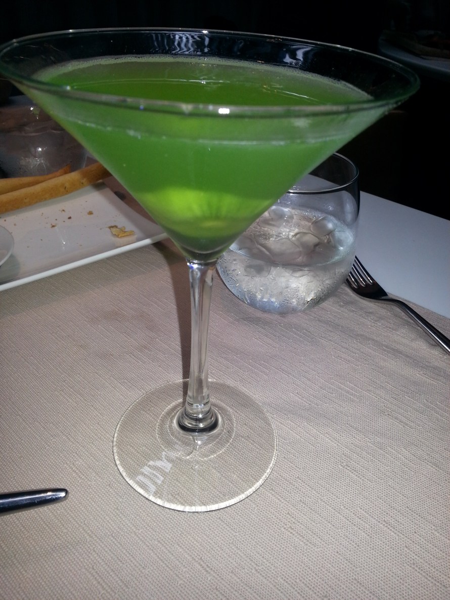 After a Long Week Fraught with Drama: Ode to A Kiwi Apple Martini 