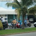 Daily motorcyle life in cozumel