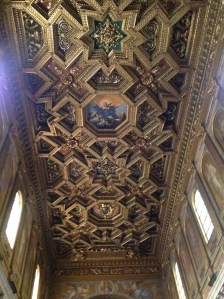 Raising one's eyes up to the skies