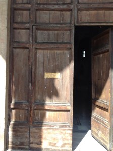 through these doors in italy