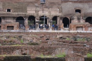 The tourists are now the spectators