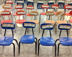 the empty chairs