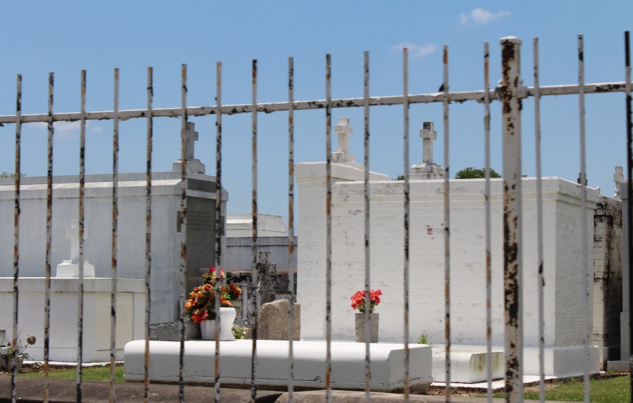 edge of the cemetary