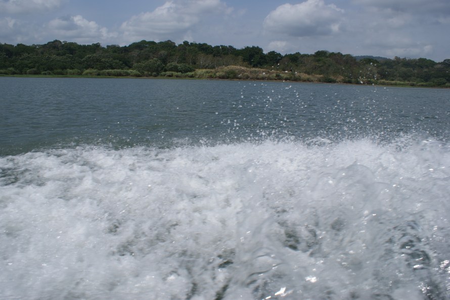 Splashing in the Panama Canal
