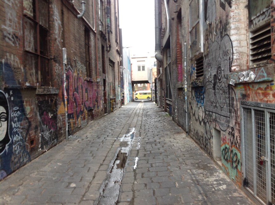 Take the street art path and catch the yellow bus to adventure