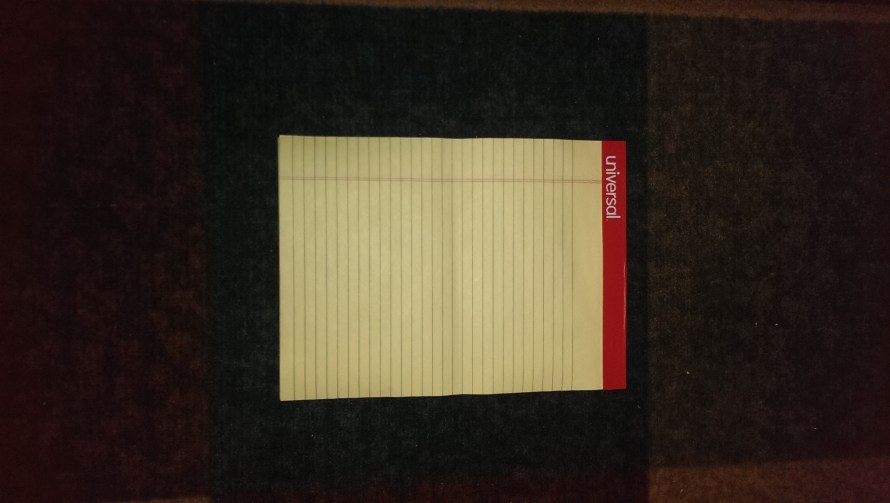 yellow pad
